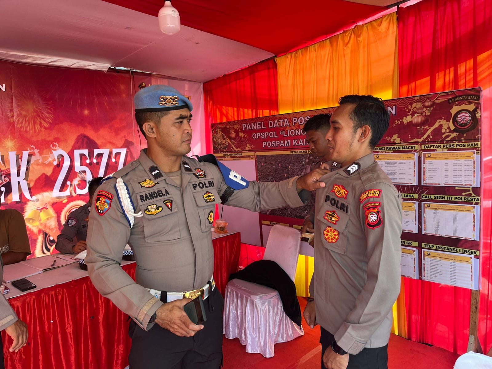 Jaga Disiplin dan Profesionalisme, Propam Polresta Pontianak Monitoring Ketat Personel Ops Liong Kapuas 2026