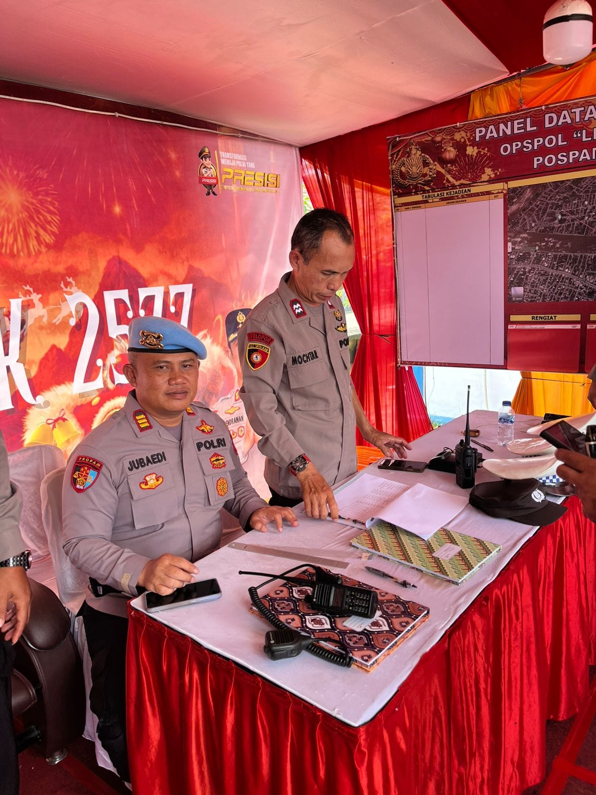 Sidak Mendadak di Pos Pam! Propam Polresta Pontianak Pastikan Anggota Tampil Prima dan Profesional
