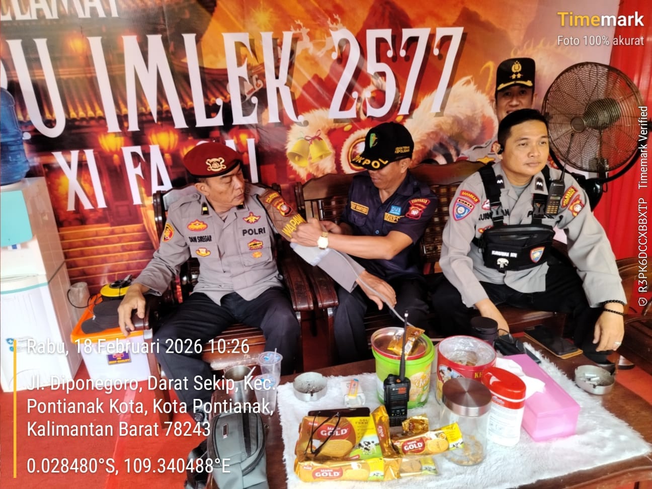 Pastikan Siap Bertugas, Personel Pospam Jalani Pemeriksaan Kesehatan