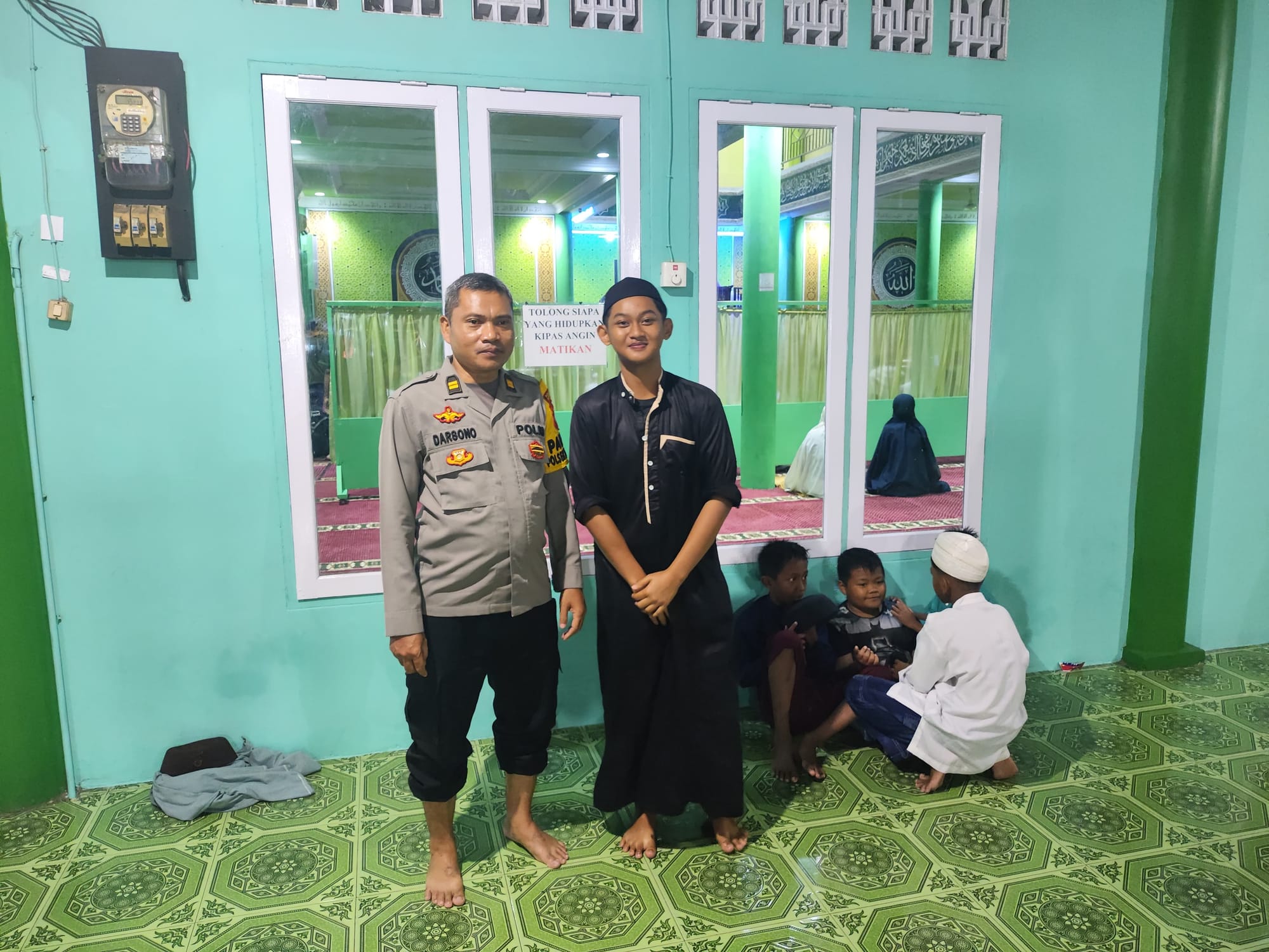 Malam Perdana Tarawih, Polisi Amankan Sejumlah Masjid di Pontianak Barat