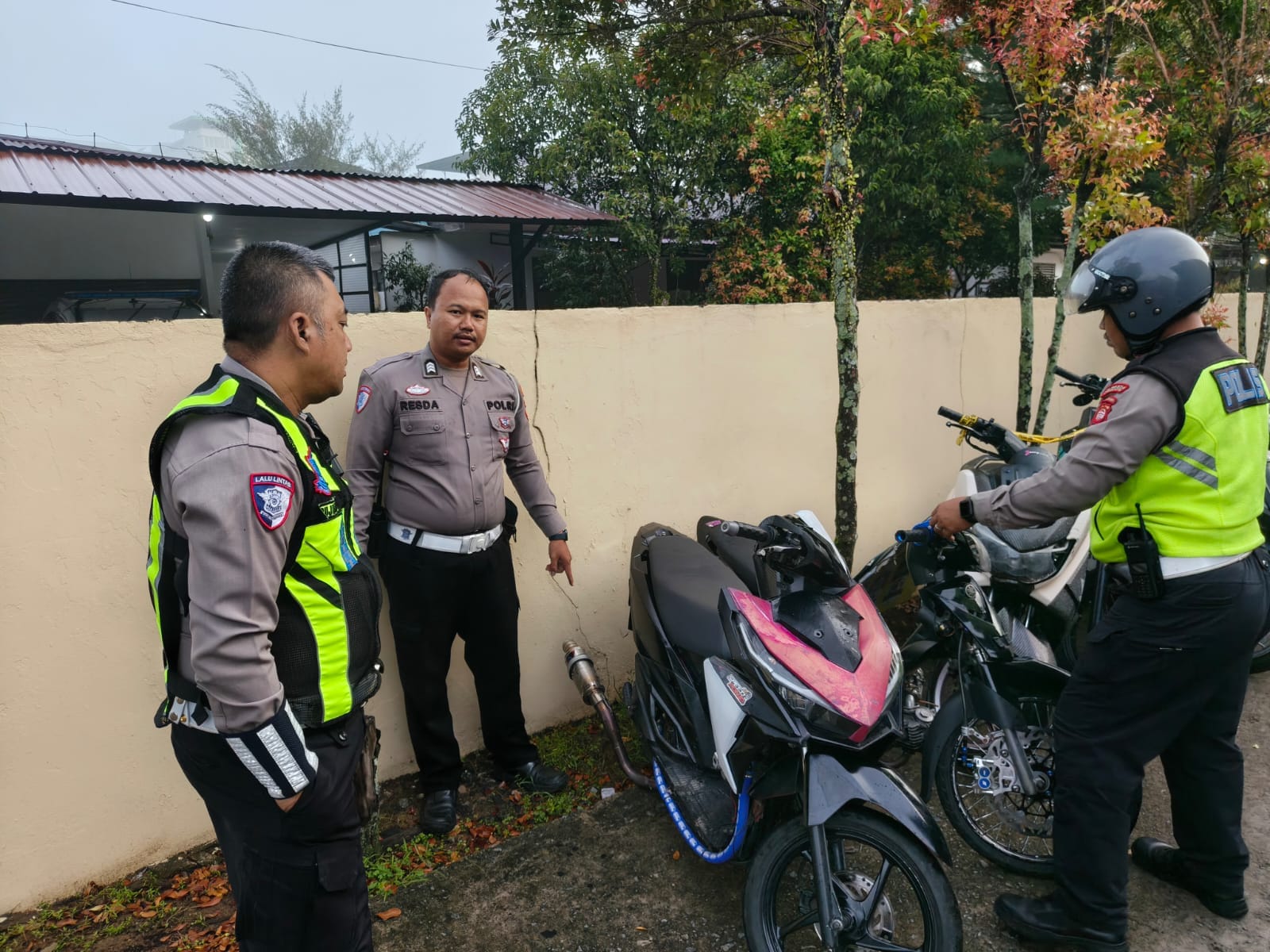 Antisipasi Gangguan Kamtibmas, Sat Lantas Polresta Pontianak Sasar Pengendara Knalpot Brong