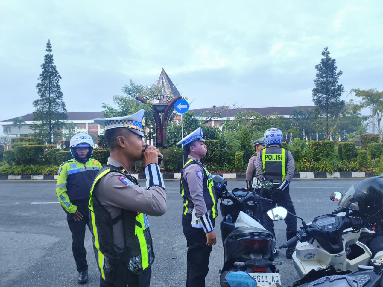 Sat Lantas Polresta Pontianak Gelar Patroli Subuh Antisipasi Balap Liar Selama Ramadhan