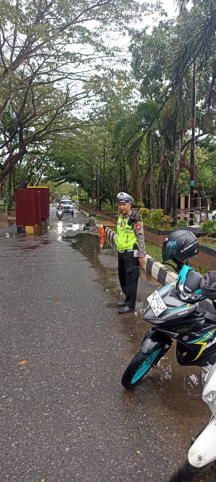 Ramadhan Damai, Polsek Pontianak Selatan Siaga di Pasar Juadah