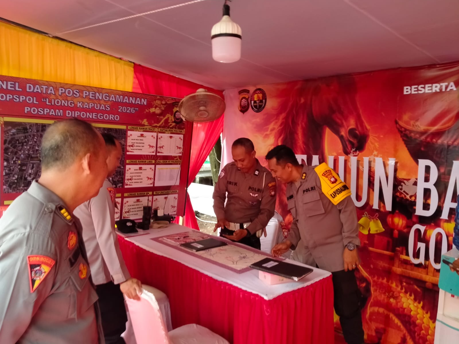 Supervisi Ops Liong Kapuas 2026, Polda Kalbar Cek Langsung Pospam Diponegoro