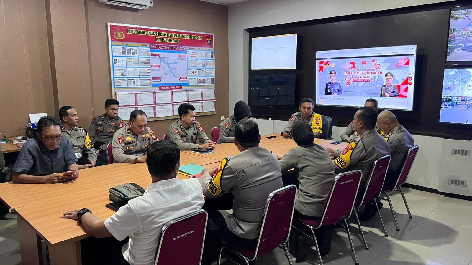 Polresta Pontianak Jadi Lokasi Monitoring Ops Liong Kapuas 2026