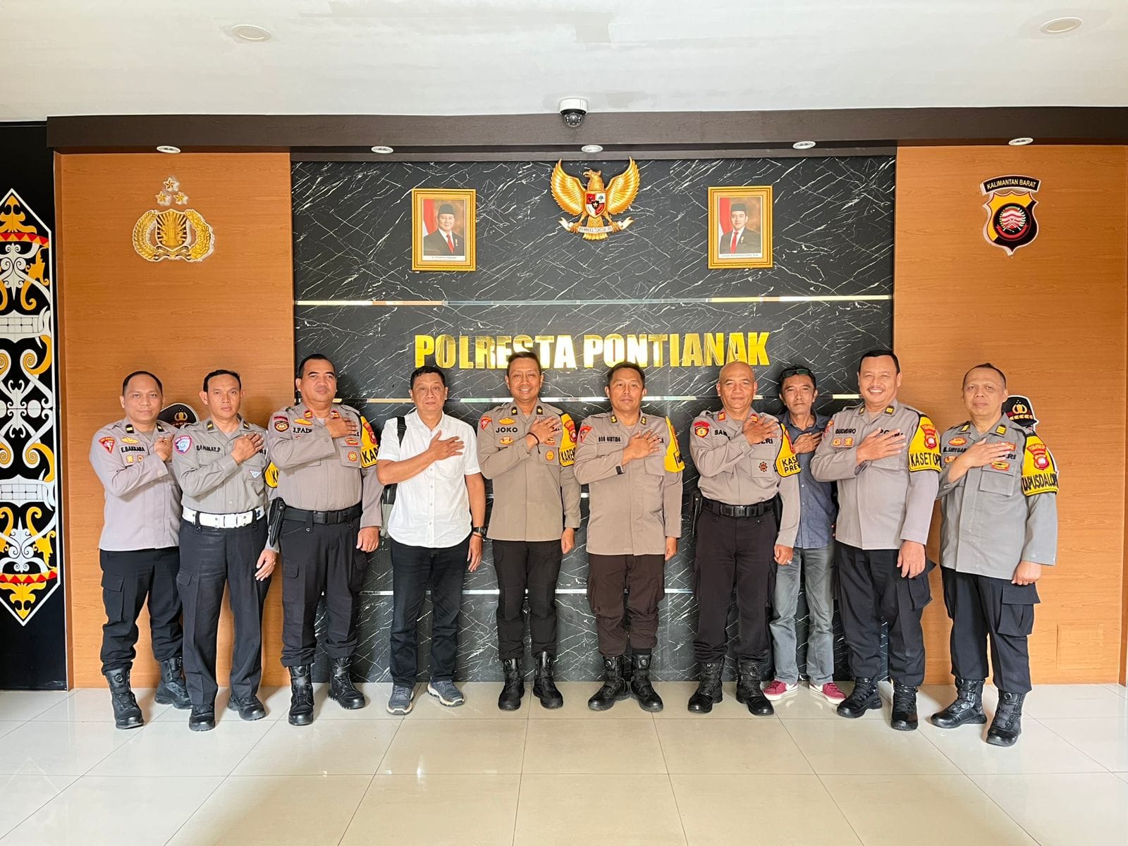 Supervisi Ops Liong Kapuas 2026, Polda Kalbar Kunjungi Polresta Pontianak