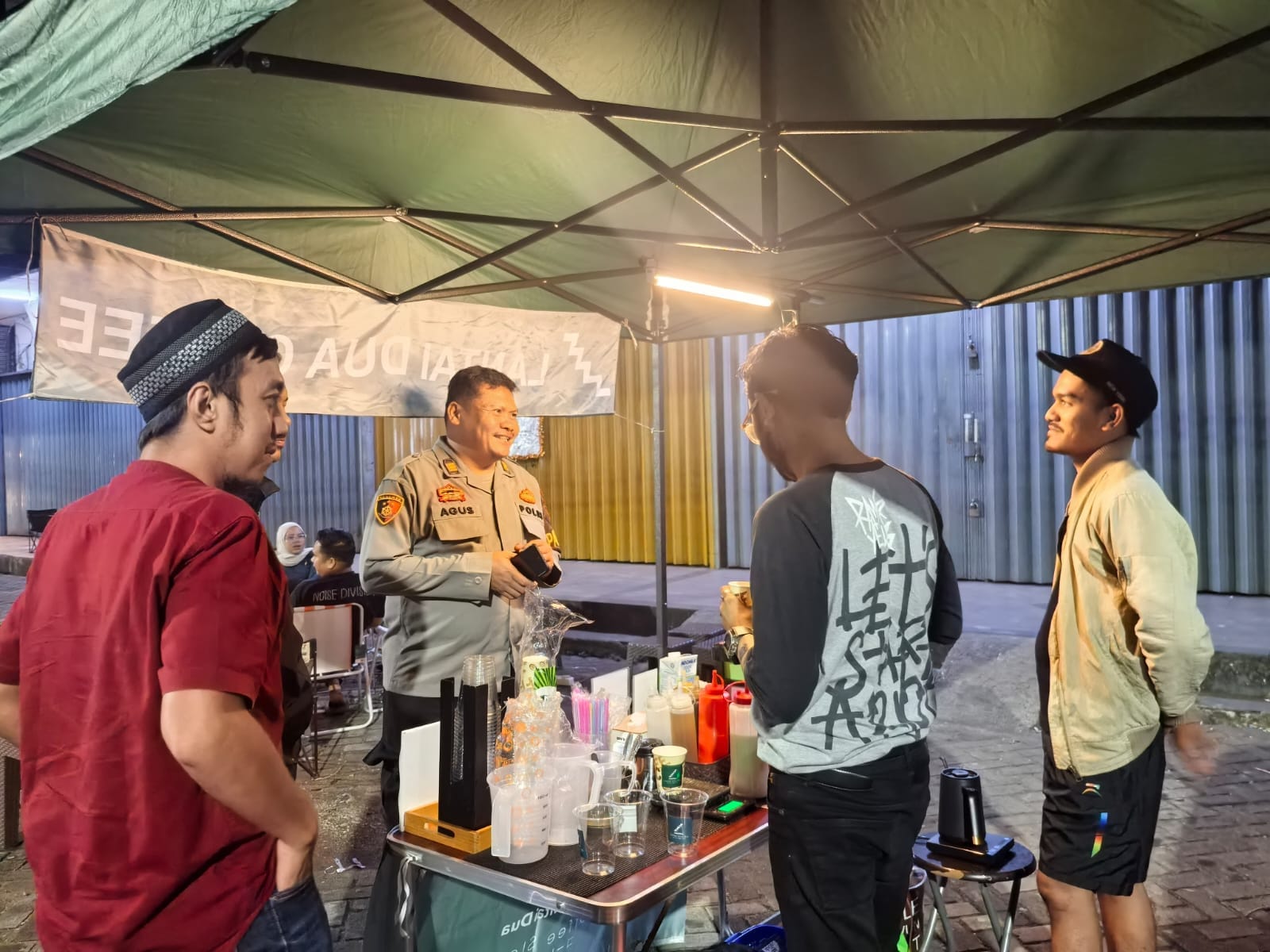 Lewat Patroli Dialogis, Polresta Pontianak Ajak Warga Bersama Jaga Kamtibmas