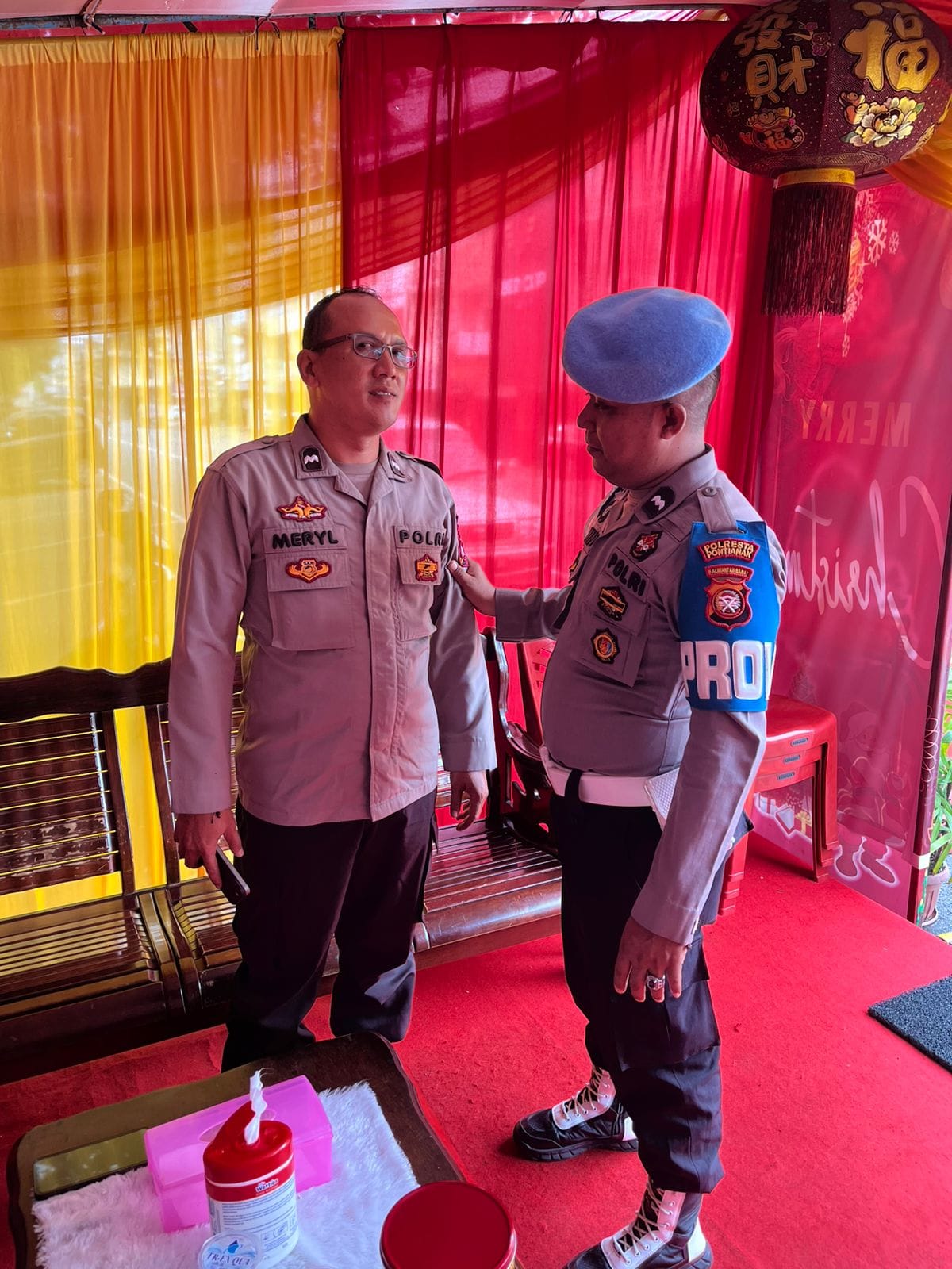 Lima Pos Pam Ops Liong Kapuas 2026 Dicek, Subsatgas Propam Awasi Kehadiran Personel