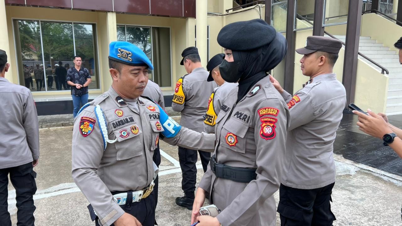 Pimpinan Tegaskan Standar Disiplin dan Sikap Personel dalam Apel Ops Liong Kapuas 2026