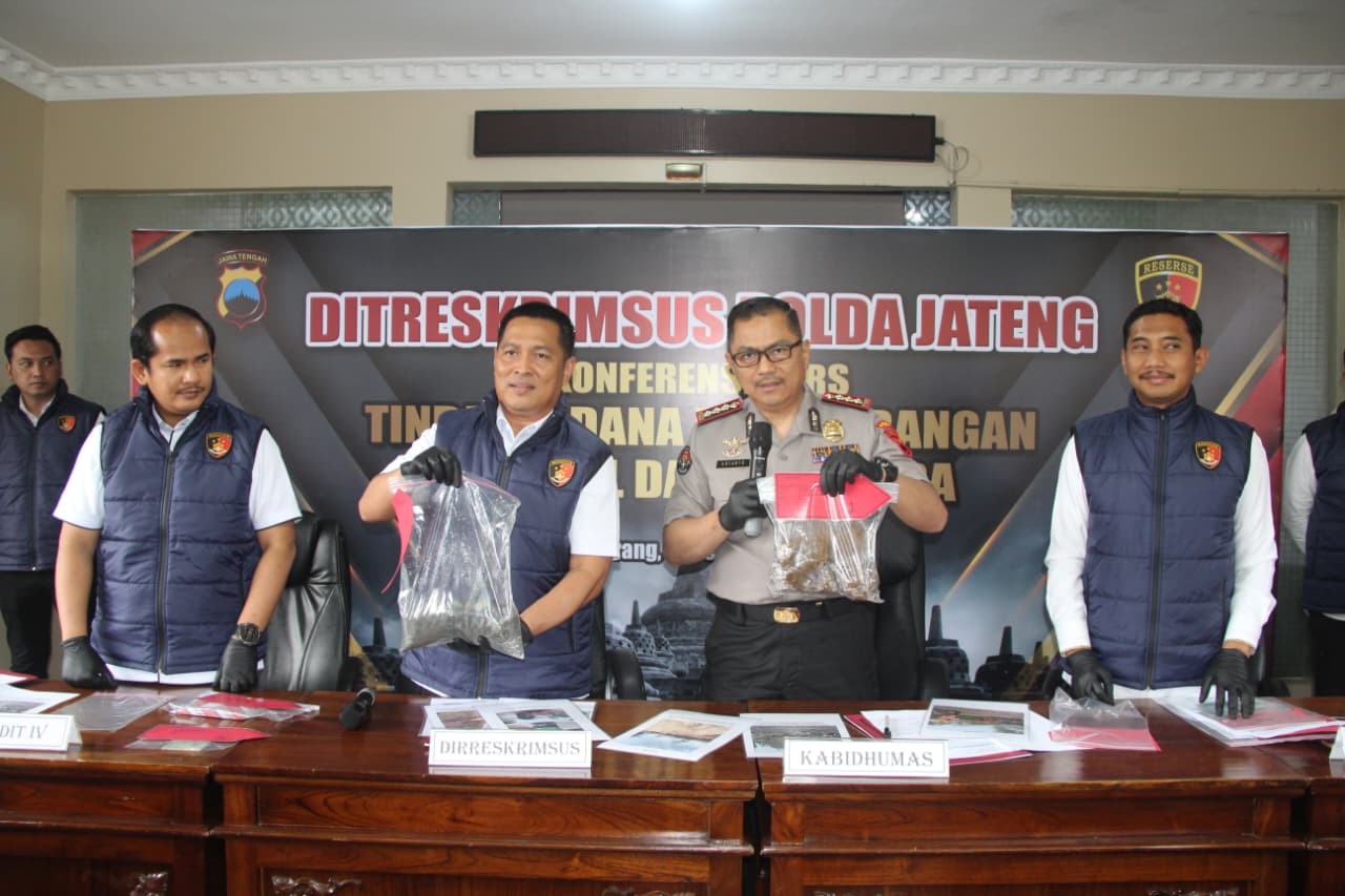 Komitmen Jaga Lingkungan, Ditreskrimsus Polda Jateng Bongkar Tambang Ilegal di Boyolali dan Kendal