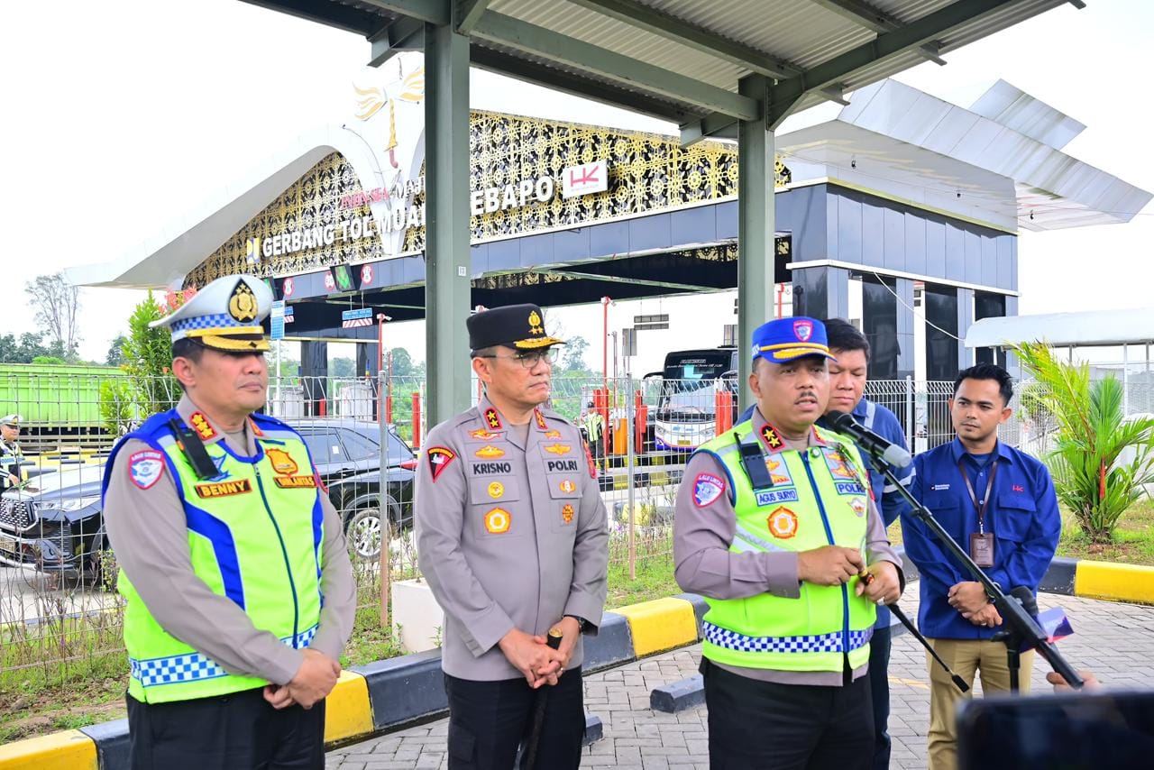 Kakorlantas Polri dan Kapolda Jambi Cek Kesiapan Tol Bayung Lencir–Tempino Jelang Mudik Lebaran 2026