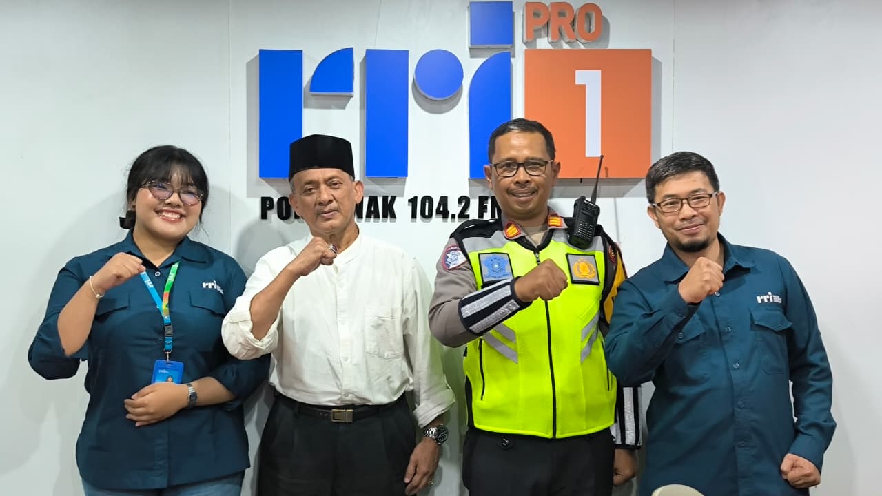 Edukasi Tertib Berlalu Lintas, Kasat Lantas Polresta Pontianak Sosialisasikan Zero Laka