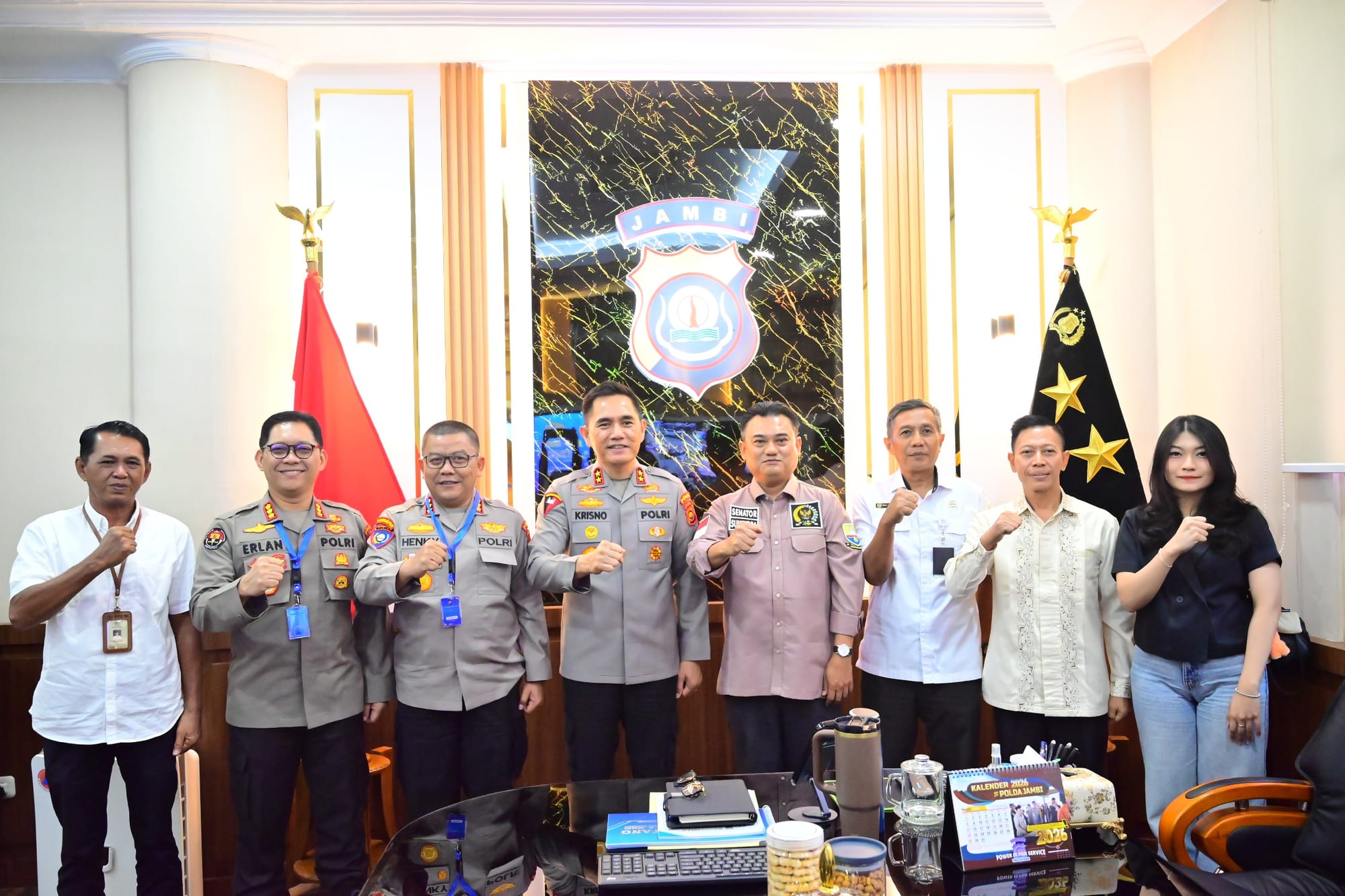 Reses Komite I DPD RI di Polda Jambi Soroti Kolaborasi Penanganan Narkotika