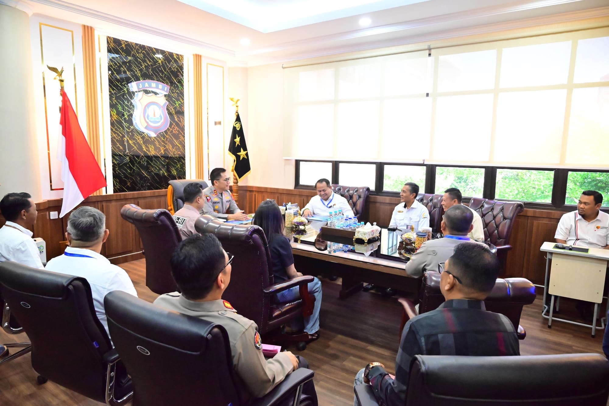 Komite I DPD RI Bahas Strategi Pemberantasan Narkotika saat Reses di Polda Jambi