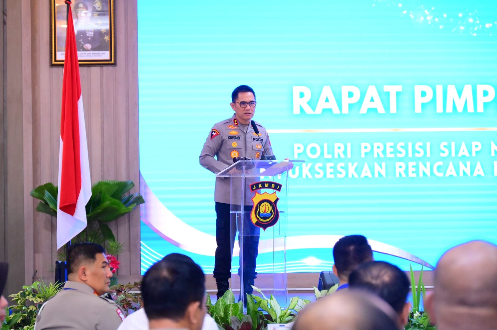 Rapim Polda Jambi 2026 Perkuat Sinergi dan Profesionalisme Dukung Program Kerja Pemda