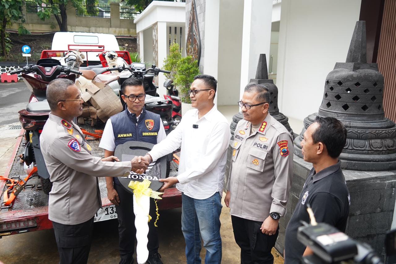 Sindikat Motor Kredit Fiktif Dibongkar! Polda Jawa Tengah Sita 87 Motor Baru, Kerugian Leasing Rp1 Miliar