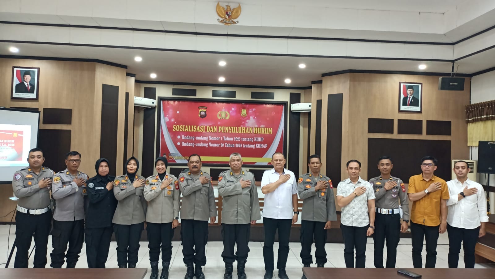 Polresta Pontianak Dalami UU KUHP dan KUHAP Tahun 2025 Lewat Kegiatan Sosialisasi