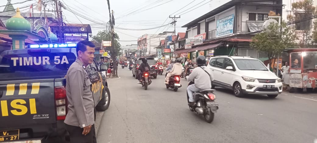 Arus Kendaraan Meningkat Saat Ramadan, Patroli Sore Diperkuat di Pontianak Timur