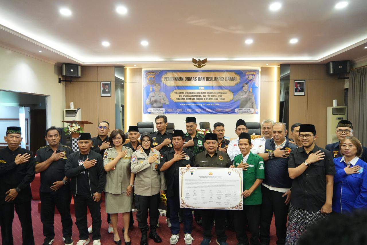 20 Ormas Kompak! Polda Jateng Kunci Sinergi Besar Demi Ramadan dan Idulfitri Aman di Jawa Tengah