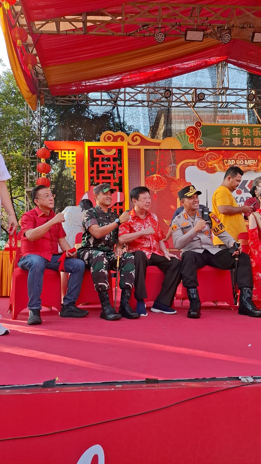 Buka Mata Naga Jadi Penanda Perayaan Resmi, Polresta Pontianak All Out Amankan Cap Go Meh