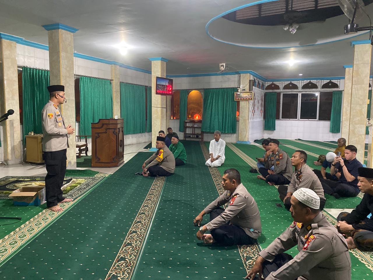 Turun Langsung ke Masjid, Kapolresta Pontianak Perkuat Sinergi Keamanan di Bulan Ramadhan