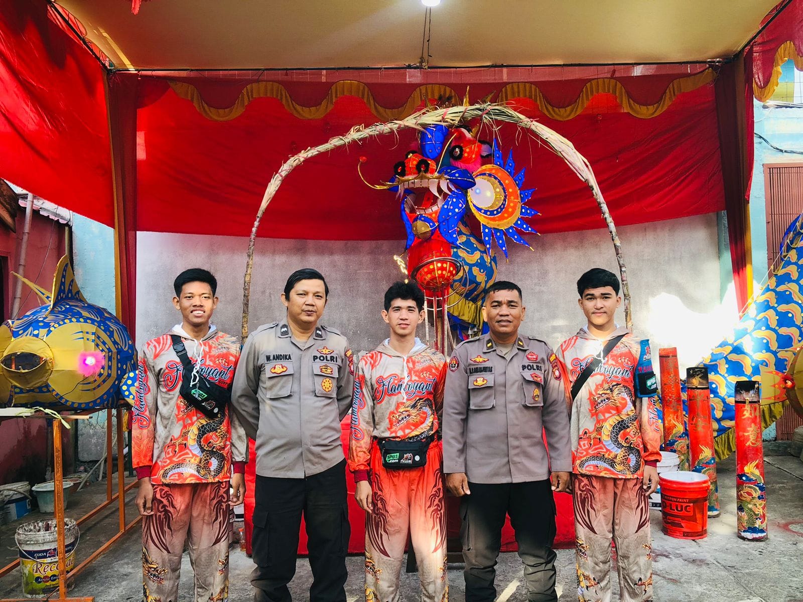 48 Naga Meriahkan Cap Go Meh 2026, Polresta Pontianak Perketat Pengamanan