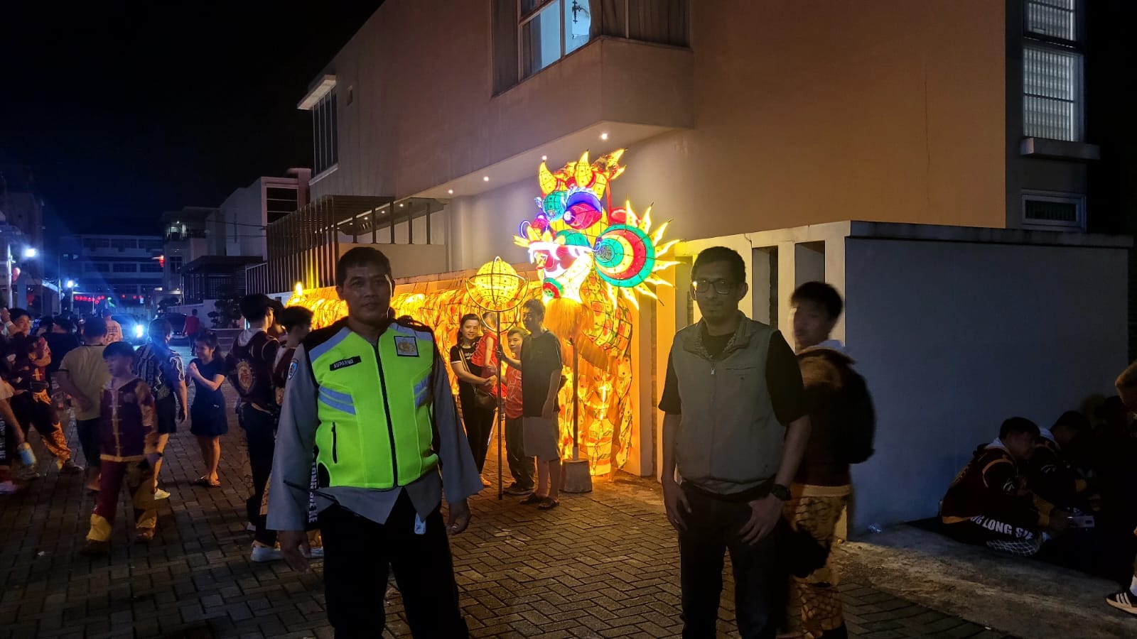 Polsek Pontianak Utara Amankan Atraksi Naga Cap Go Meh 2577