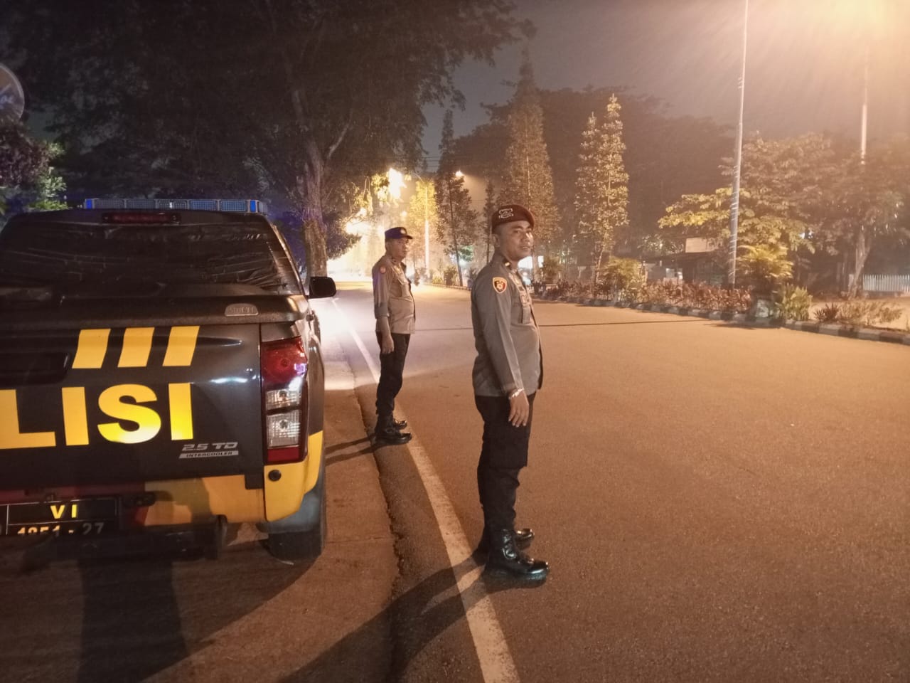 Antisipasi Perang Sarung, Tim Enggang Selatan Gelar Patroli Malam