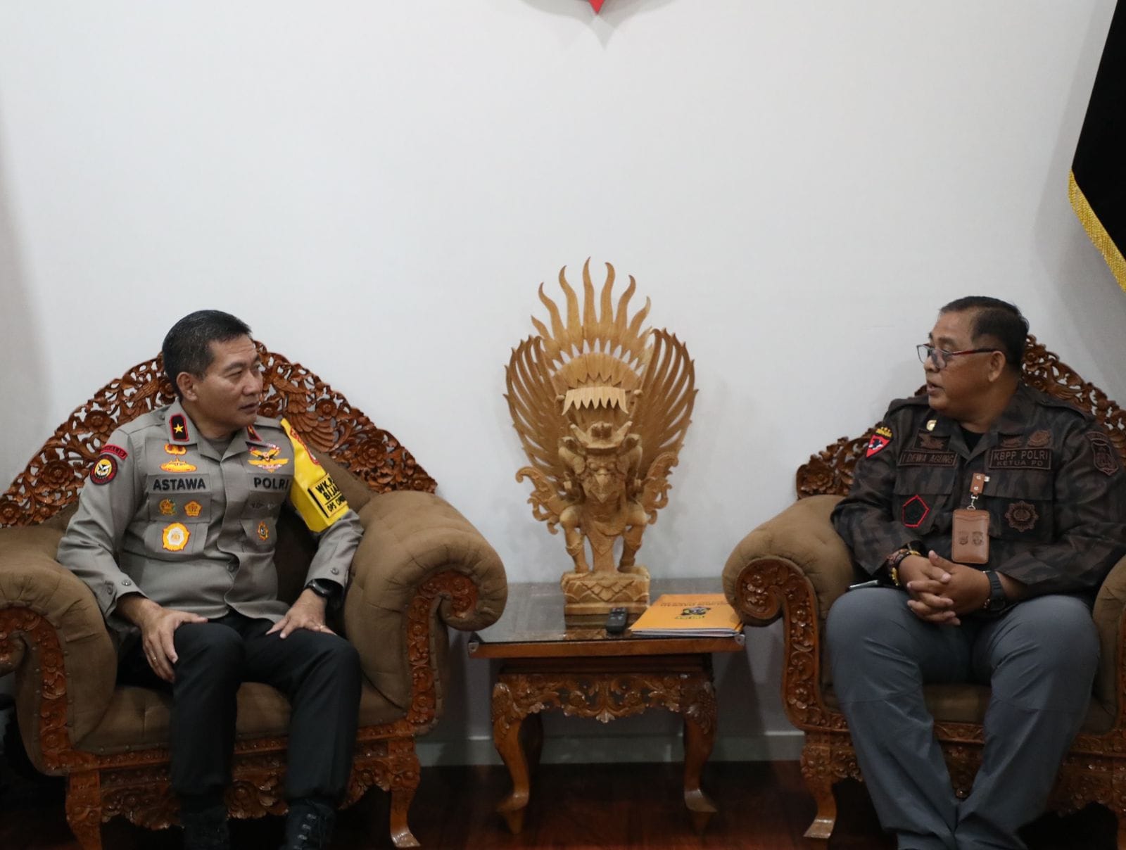 Wakapolda Bali Terima Audensi Dari KBPP Polri Bali