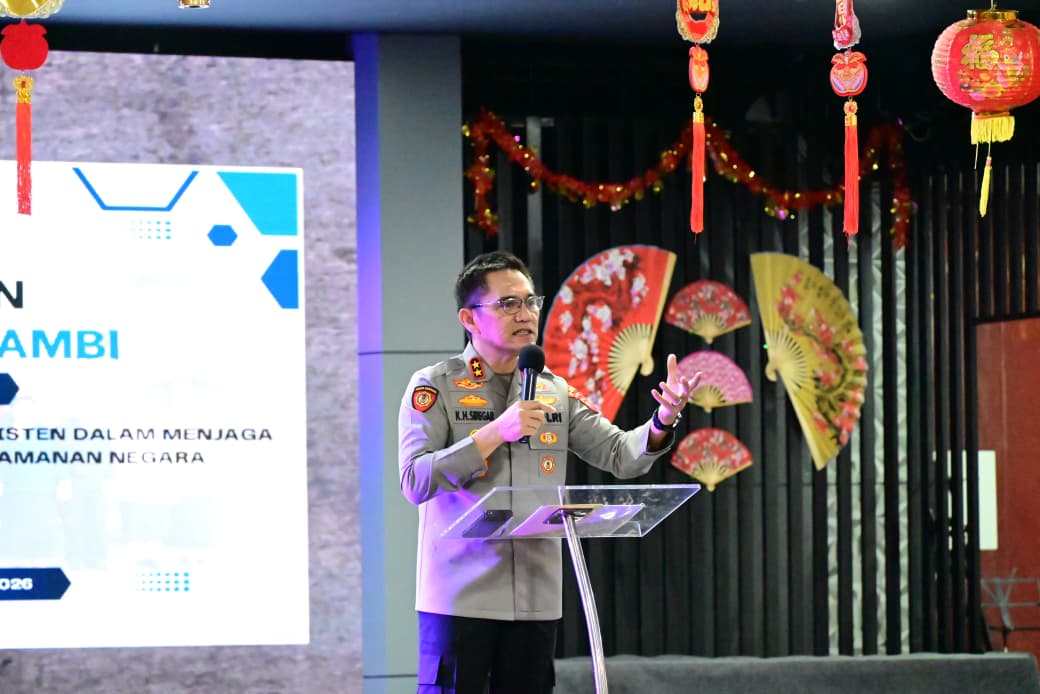 Kapolda Jambi Hadiri Sidang Wilayah PGIW Jambi 2026, Tegaskan Perang Melawan Judi Online dan Narkoba