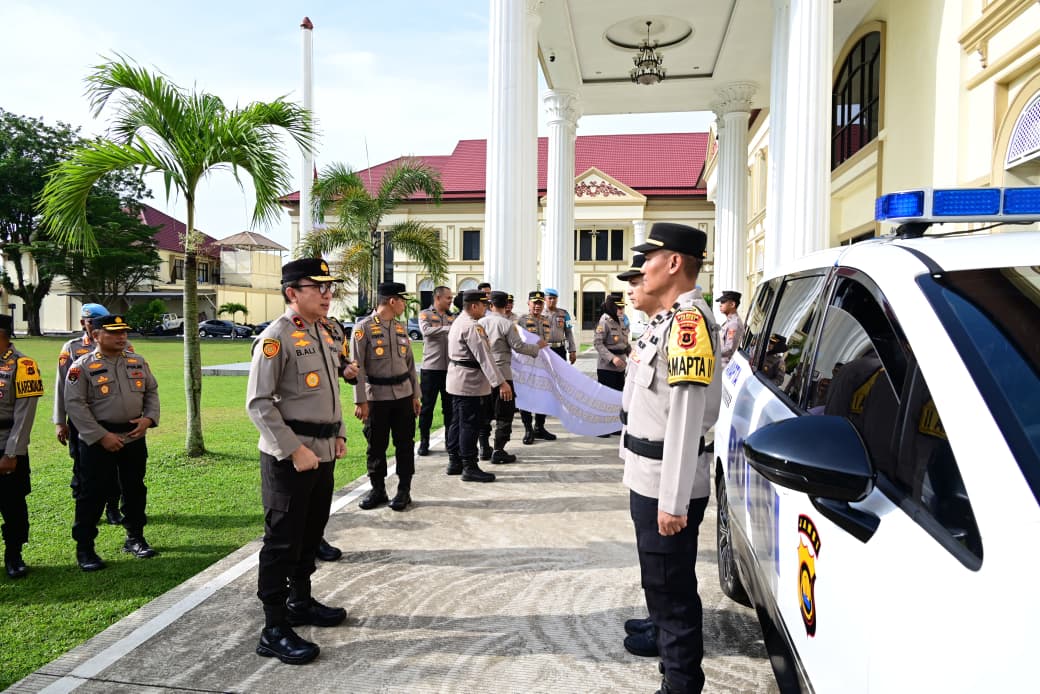 Optimalkan Layanan 110, Biro Logistik Perkuat Pamapta Polresta Jambi dengan Kendaraan Dinas Baru