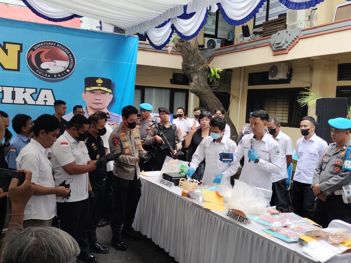 Polda Bali Musnahkan BB Narkoba Bernilai Capai 23,5 Miliar Rupiah