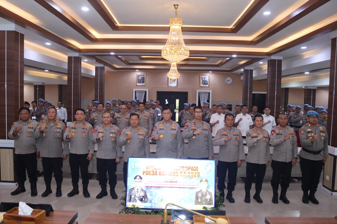 Buka Rakernis Propam 2026, Kapolda Kalteng Minta Pengawasan Internal Diperkuat