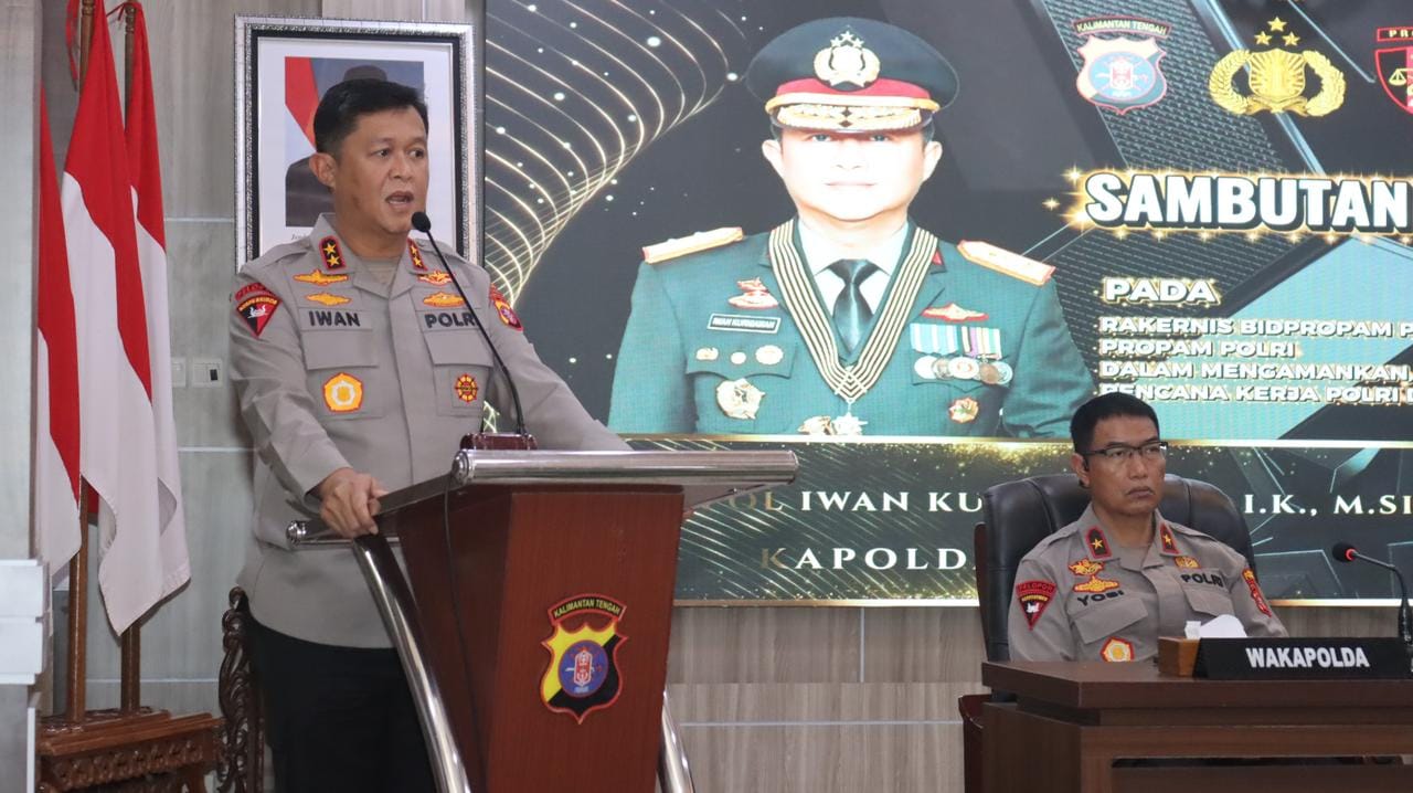 Rakernis Propam 2026, Kapolda Kalteng Tegaskan Propam Garda Terdepan Jaga Kehormatan Profesi