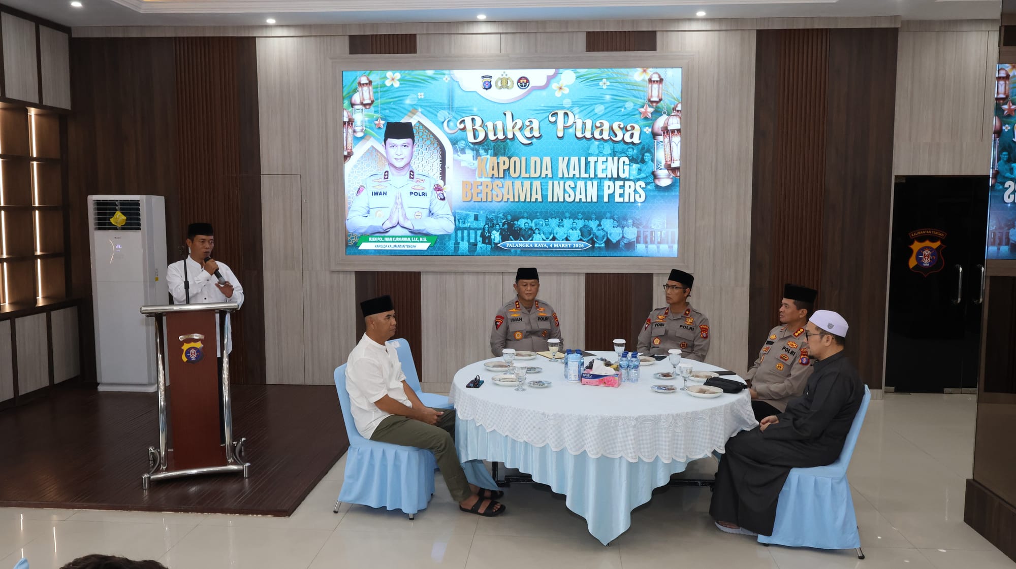 Bangun Sinergi dengan Media, Polda Kalteng Buka Puasa Bersama Wartawan