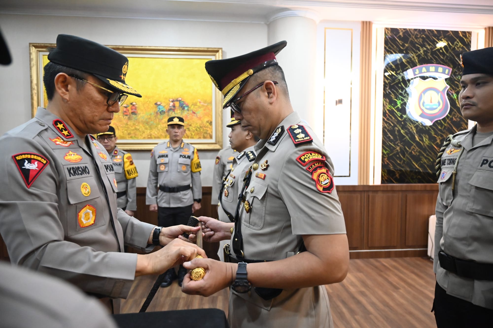 Kapolda Jambi Pimpin Serah Terima Jabatan Kapolres Bungo, Tongkat Komando Resmi Berganti