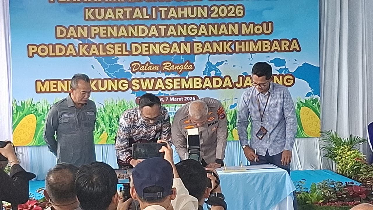 Tanam Jagung Serentak Kuartal I, Polda Kalsel Optimalkan Tanah Laut sebagai Lumbung Jagung Daerah