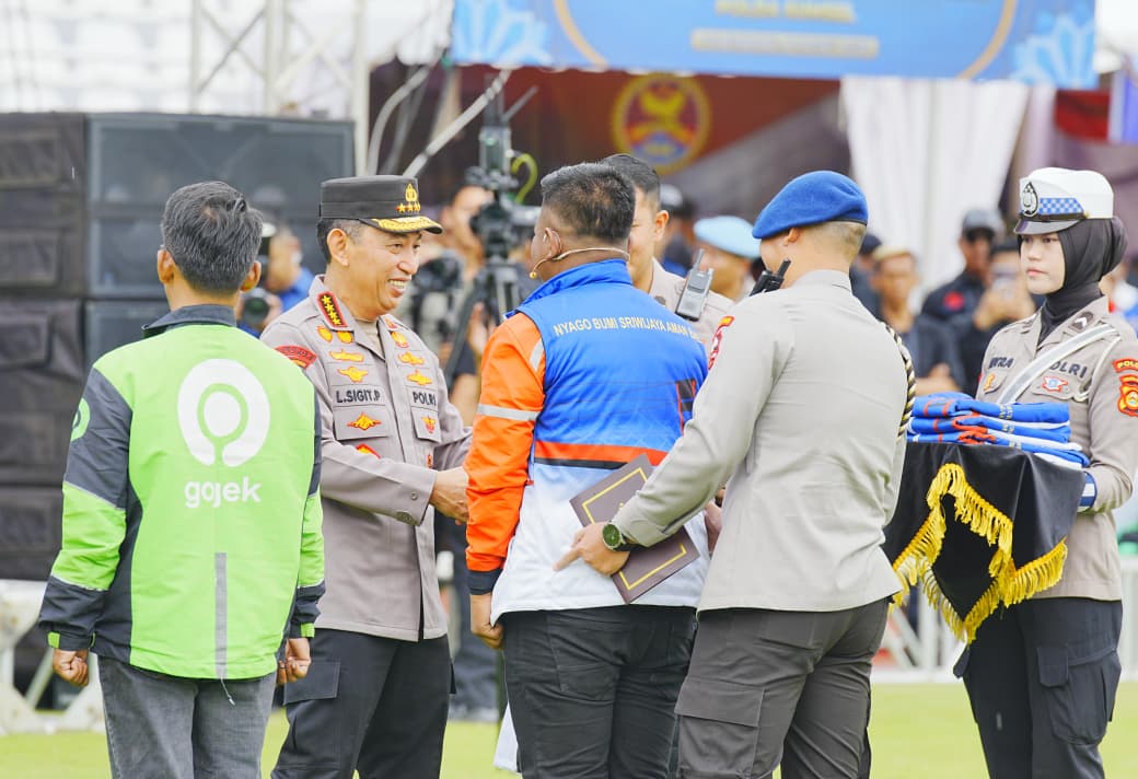 Kapolri Ajak Ojol dan Buruh di Sumsel Perkuat Persatuan demi Menjaga Kondusifitas dan Stabilitas Nasional