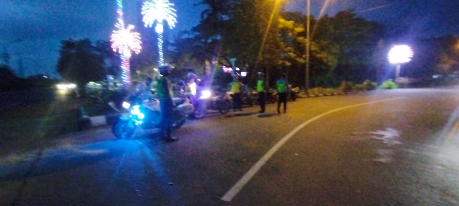 Satlantas Polresta Pontianak Siaga Subuh Ramadan, Cegah Balap Liar dan Knalpot Brong