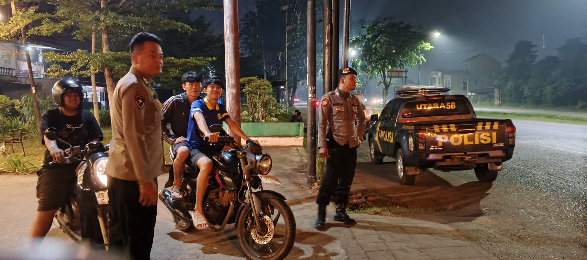Jaga Kamtibmas, Patroli Enggang Utara Perkuat Patroli Dialogis di Wilayah Hukum