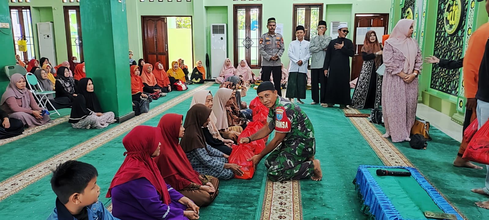 Pererat Silaturahmi Ramadan, Waka Polsek Pontianak Timur Hadiri Berbagi Kasih