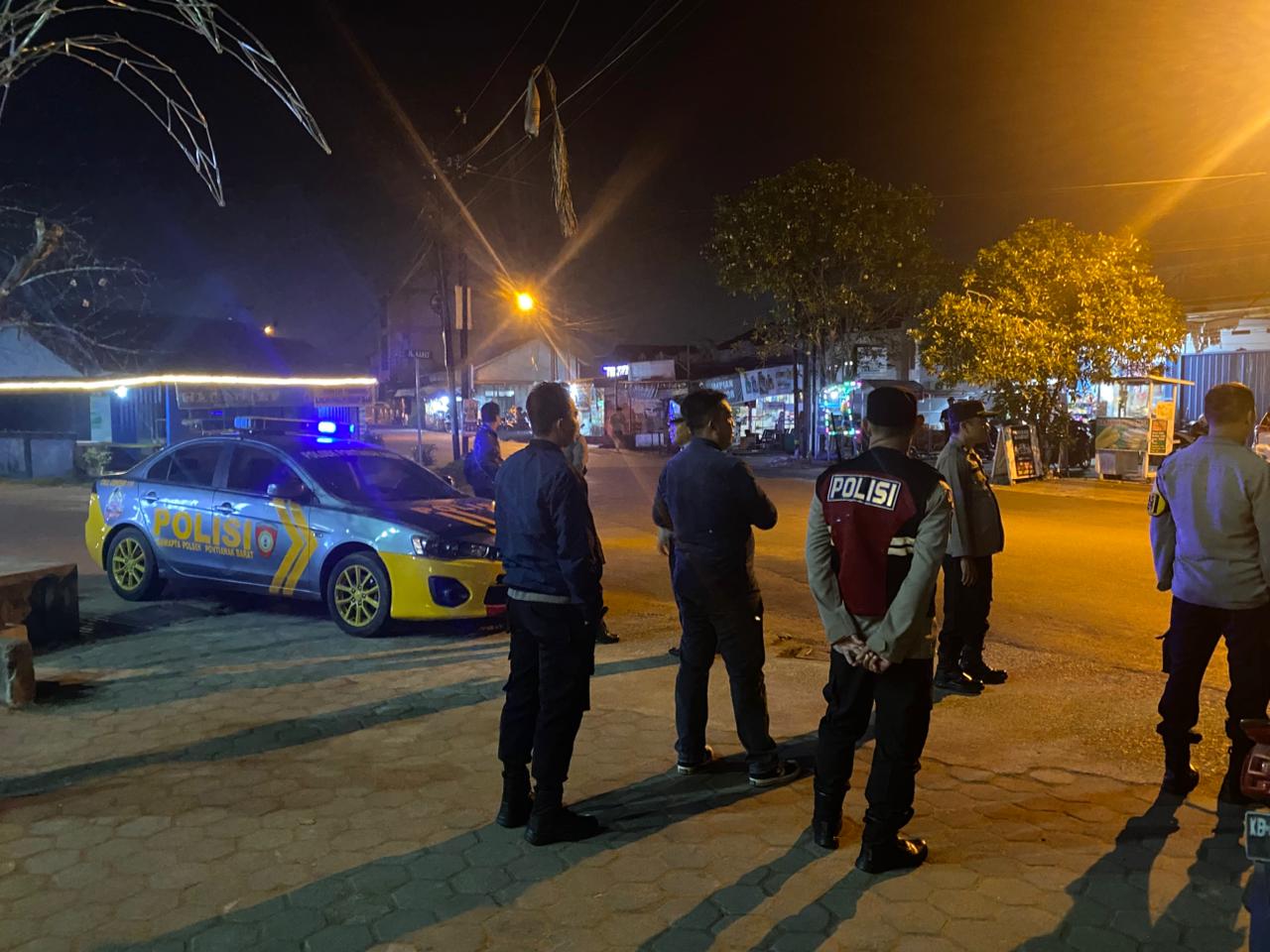 Patroli Malam Minggu, Polsek Pontianak Barat Antisipasi Gangguan Kamtibmas