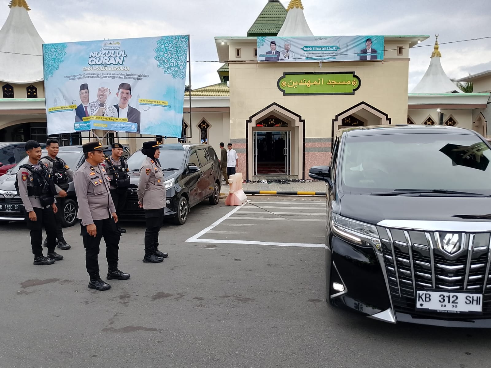 Kapolsek Pontianak Selatan Monitoring Tausiah dan Buka Puasa Bersama di Masjid Muhtadin Untan