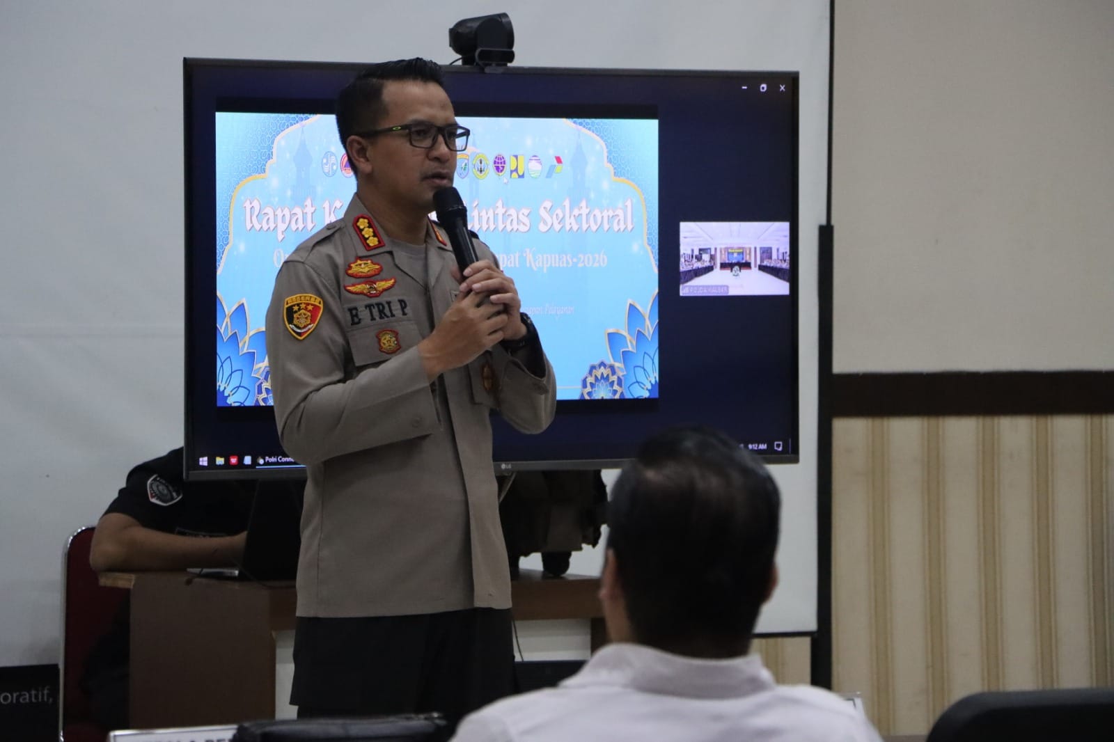 Polresta Pontianak Koordinasikan Pengamanan Lebaran Lewat Rakor Linsek Operasi Ketupat Kapuas 2026