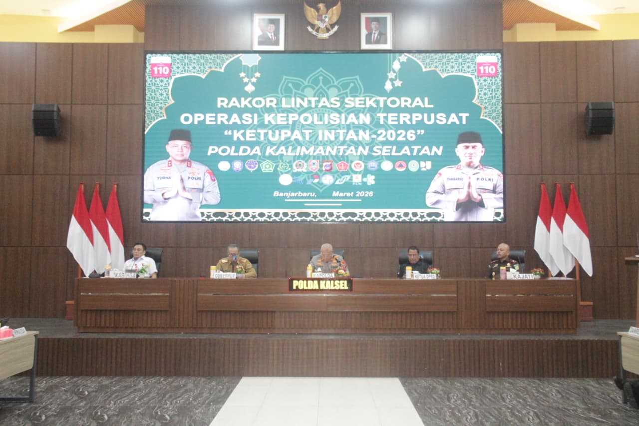 Polda Kalsel Gelar Rapat Lintas Sektoral Persiapan Mudik Lebaran 2026