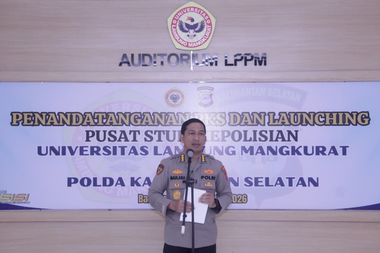 Sinergi Polda Kalsel dan ULM Dirikan Pusat Studi Ilmu Kepolisian