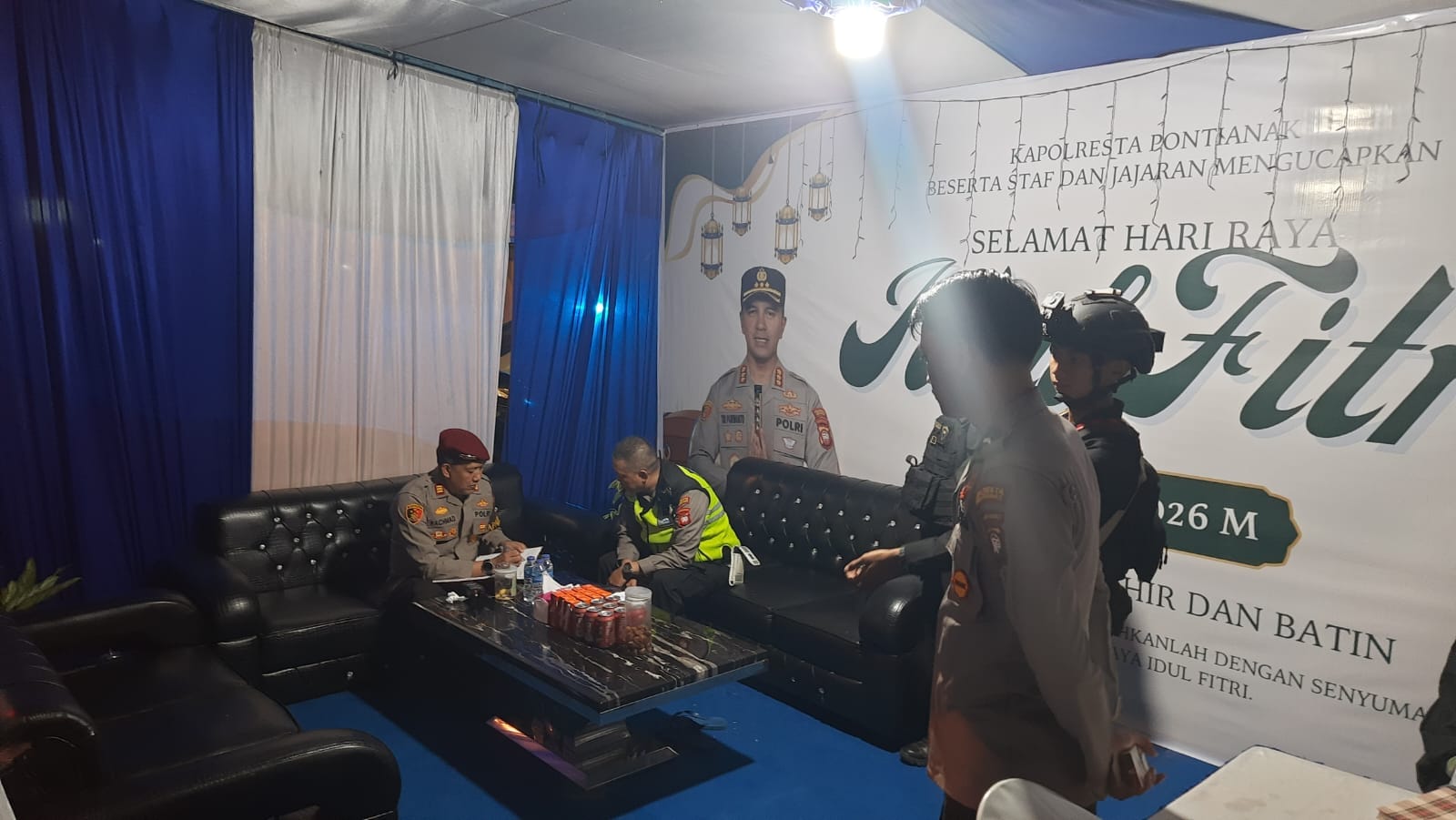 Enam Pos Pengamanan dan Satu Pos Terpadu Disiapkan Polresta Pontianak Amankan Lebaran