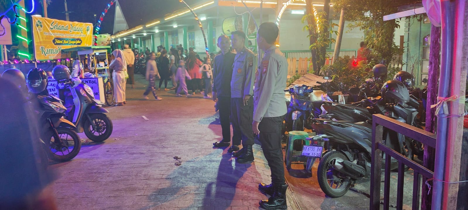 Penutupan Lomba Musik Bangun Sahur di Masjid Jami Berlangsung Tertib dengan Pengamanan Polisi
