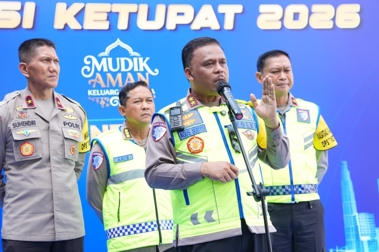 Arus Mudik Masih 25 Persen, Kakorlantas Tekankan Operasi Ketupat 2026 Utamakan Keselamatan Pemudik