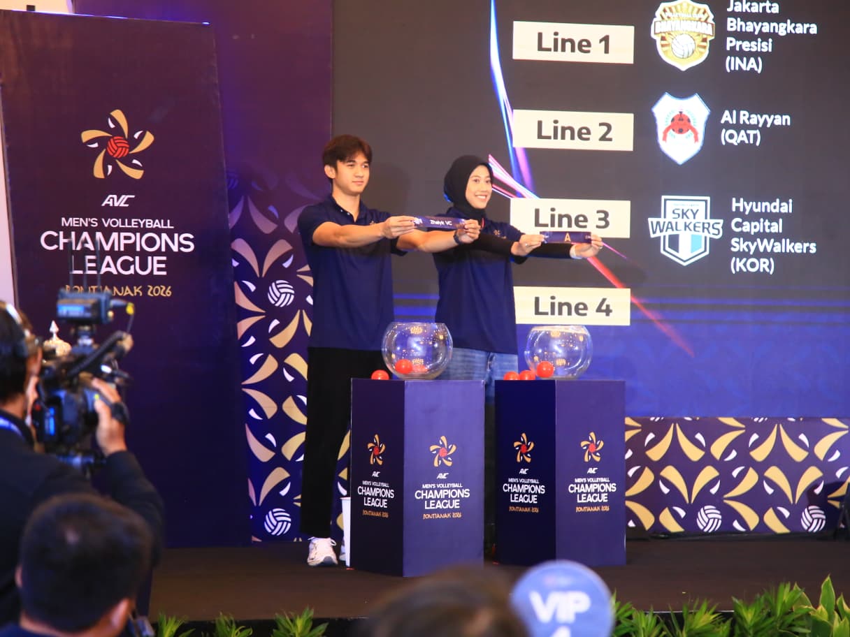 Indonesia Tuan Rumah AVC Men’s Champions League 2026 di Pontianak, Momentum Baru Voli Asia